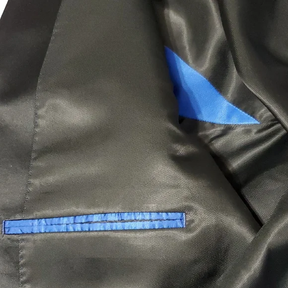 Kenneth Cole Reaction NWT Black Formal/Tuxedo Jacket w/Satin Lapel 42L, 36S